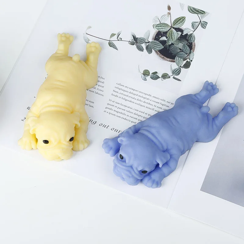 1pcs Fashion Creative Venting Decompression Toy Novelty Practical Jokes Squeezing Shar Pei Toys For Kids Friends Great Gifts