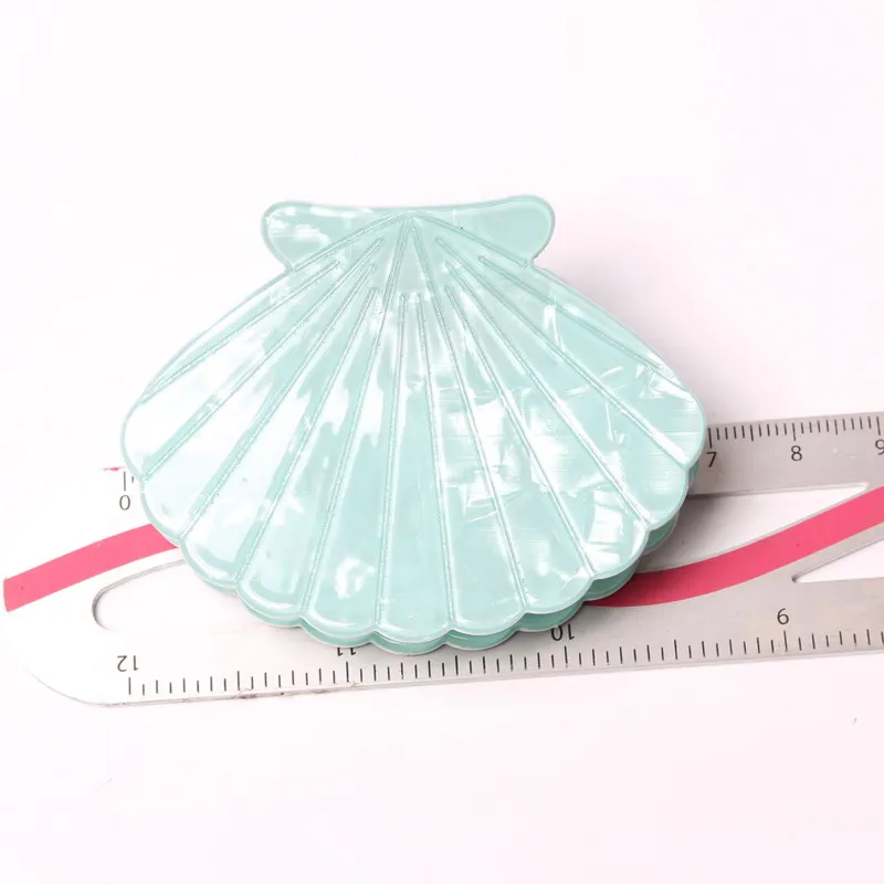 Shell Fan Shape Acrylic Hair Claws Beam Hairpin Women Hair Accessories Beauty Hair Crab Headwear Girl Hair Clip