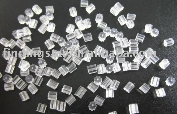 

FREE SHIPPING 5000PCS flexible Tube Earring Back Stoppers 3x3mm M248