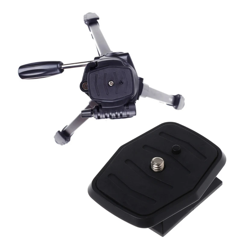 Quick Release Plate Universal QB-4W Tripod Screw Adapter For YUNTENG Velbon Sony