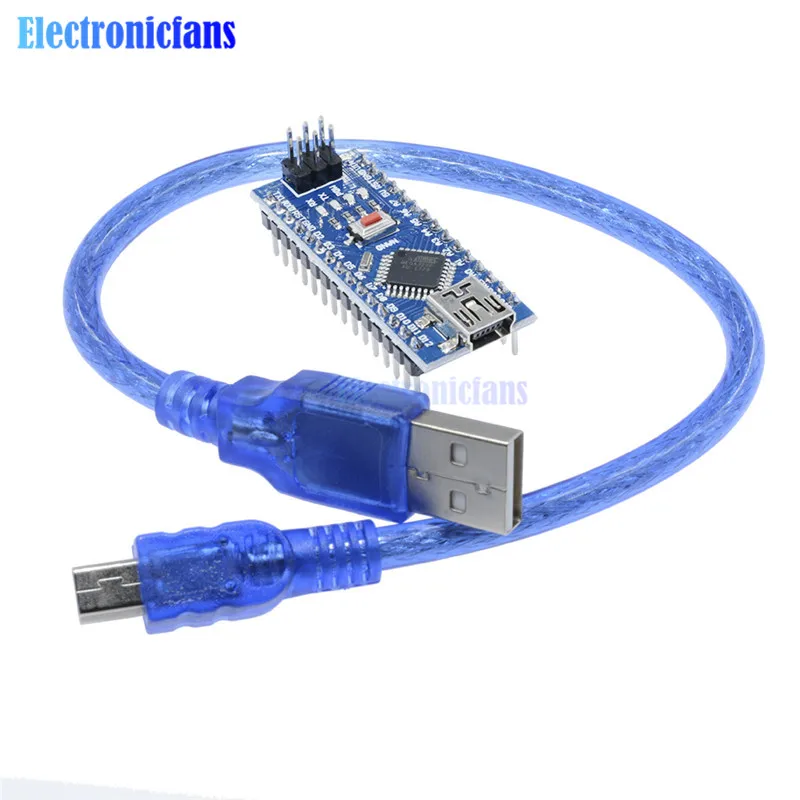 Nano Mini USB 16Mhz avec chargeur boot, contrôleur Compatible Nano 3.0 pour Arduino CH340, pilote USB Nano V3.0