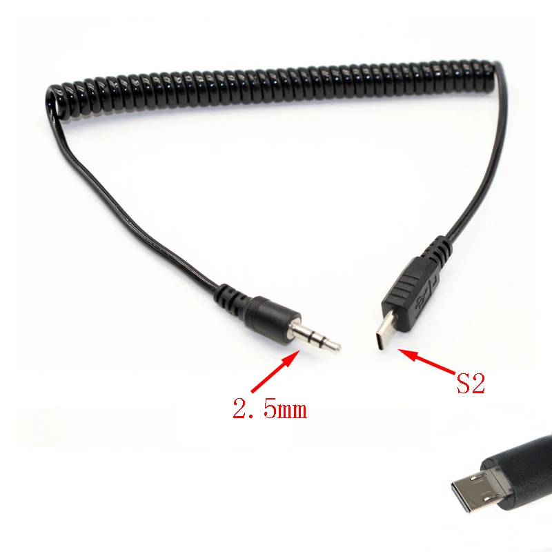 2.5mm Remote Shutter Release Cable Connecting Cord C1 C3 N1 N3 S2 For Canon Nikon Sony Pentax
