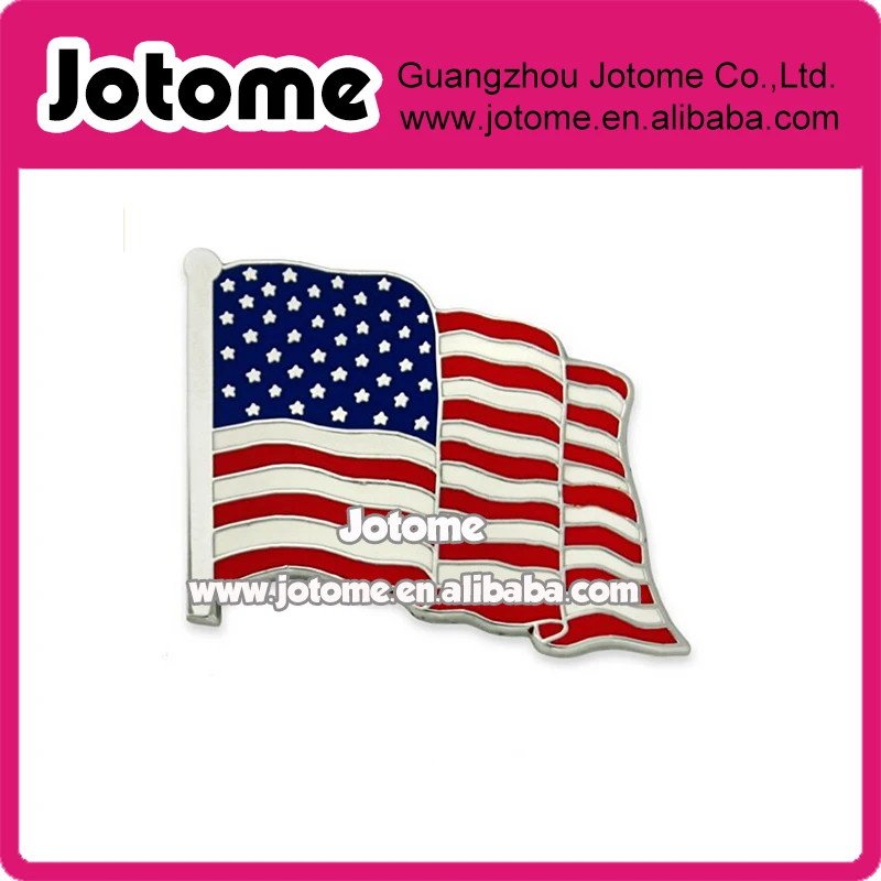 

100pcst Enamel USA American Flag Patriotic Lapel Pin