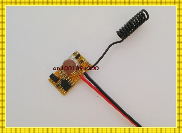 Encoding Transmitter Module PCB + 12V DC Receiver RF 3V 3.7V 4.5V 5V 6V 9V 12V Transmitter Receiver Remote Control Switch315/433