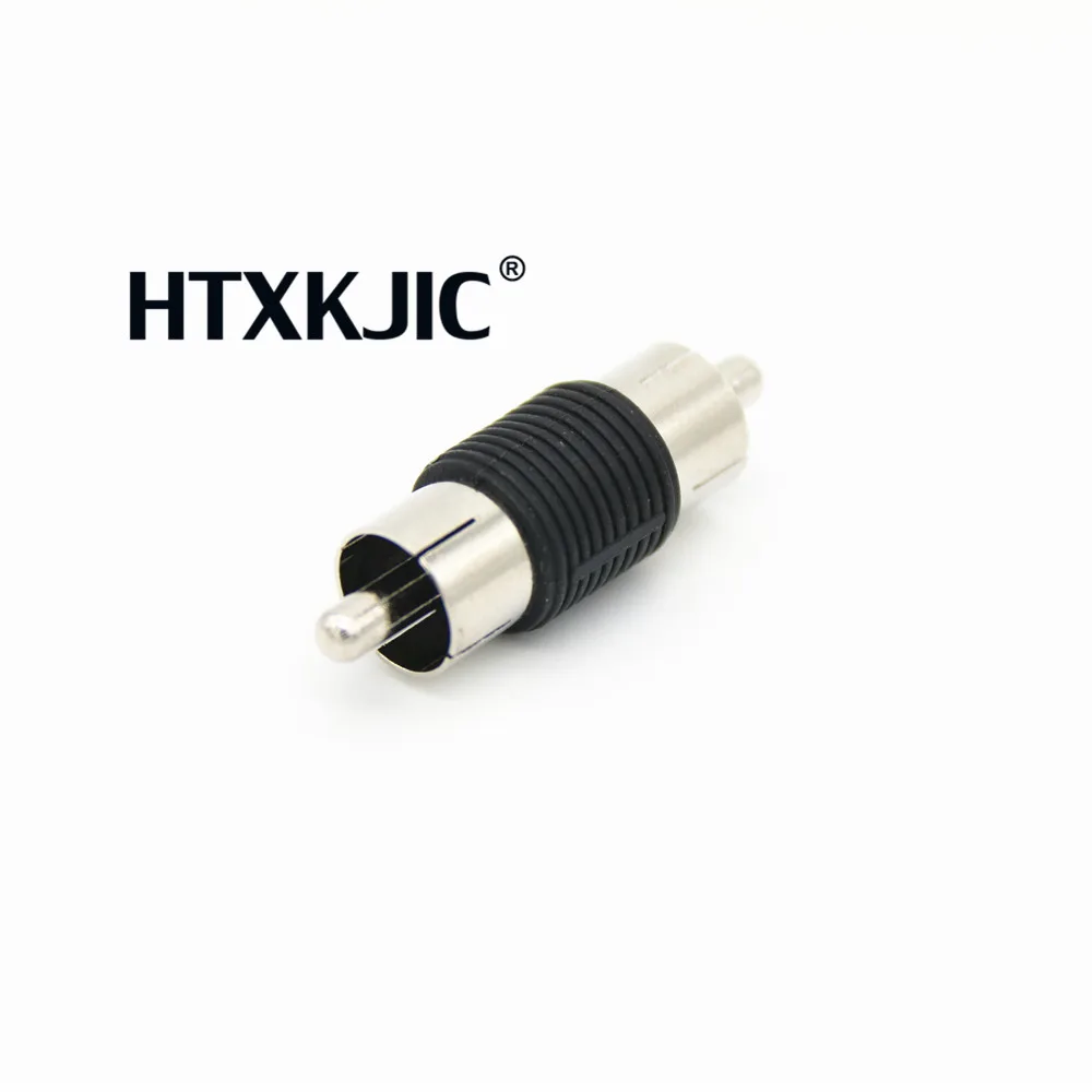 

10pcs RCA male to RCA male jack adapter AV adapter for cctv camera Drop shipping