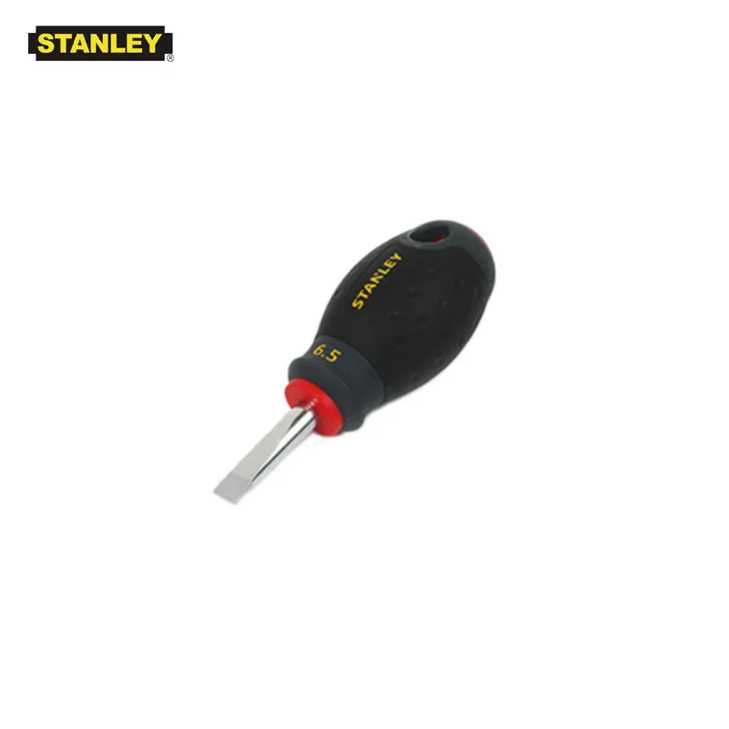 FatMax 1- piece lifetime guarantee slotted stubby screwdriver with soft handle short flat screwdrivers 5.5mm 6.5mm Cr.v steel