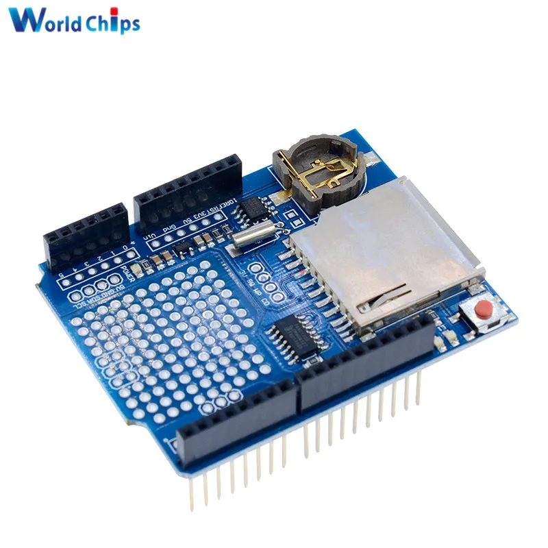 New Data Logger Module Logging Recorder Shield V1.0 For Arduino SD Card One