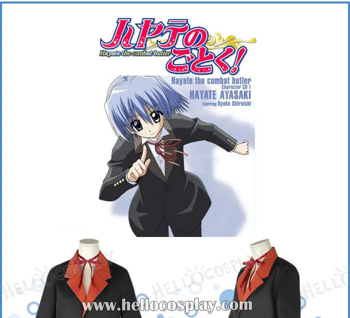 Hayate the Combat Butler Cosplay Hayate Ayasaki Costume H008