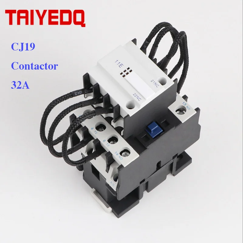 CJ19-32A Ac Contactor Electrical Switching Capacitor Connection Contactor For Capacitor AC220V/380V