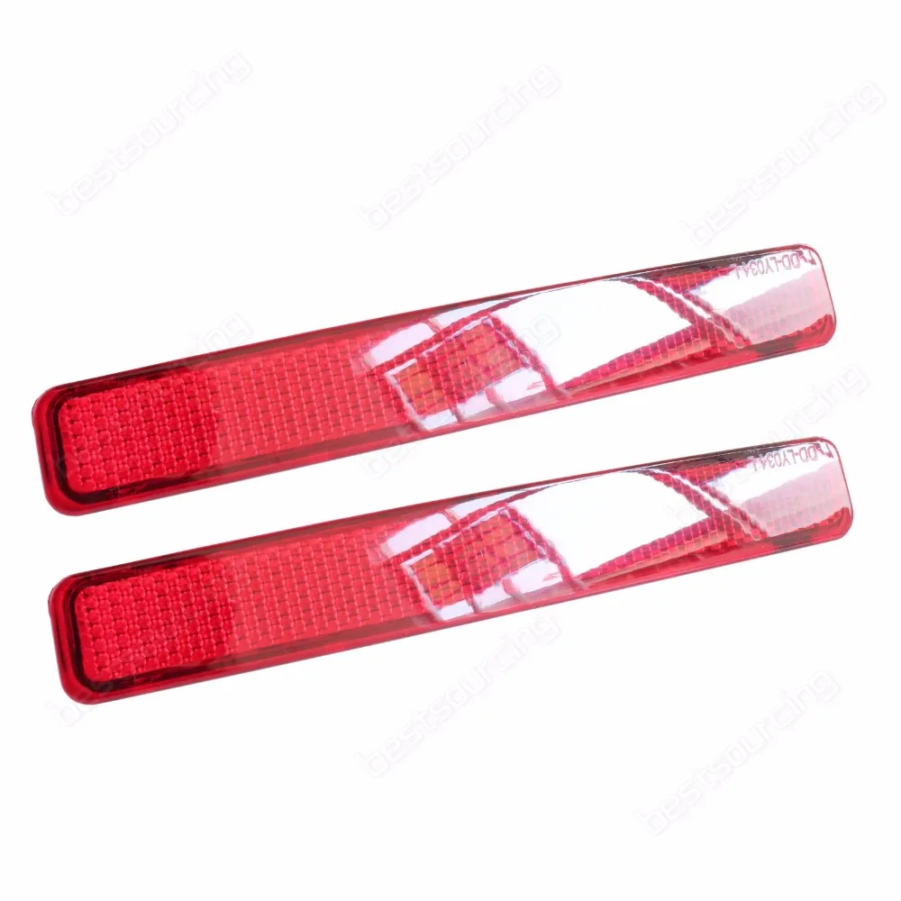 ANGRONG 2x Rear Bumper Reflector For VW T5 Transporter / Caravelle / Multivan (pre-facelift) 2003-2011 (CA244)