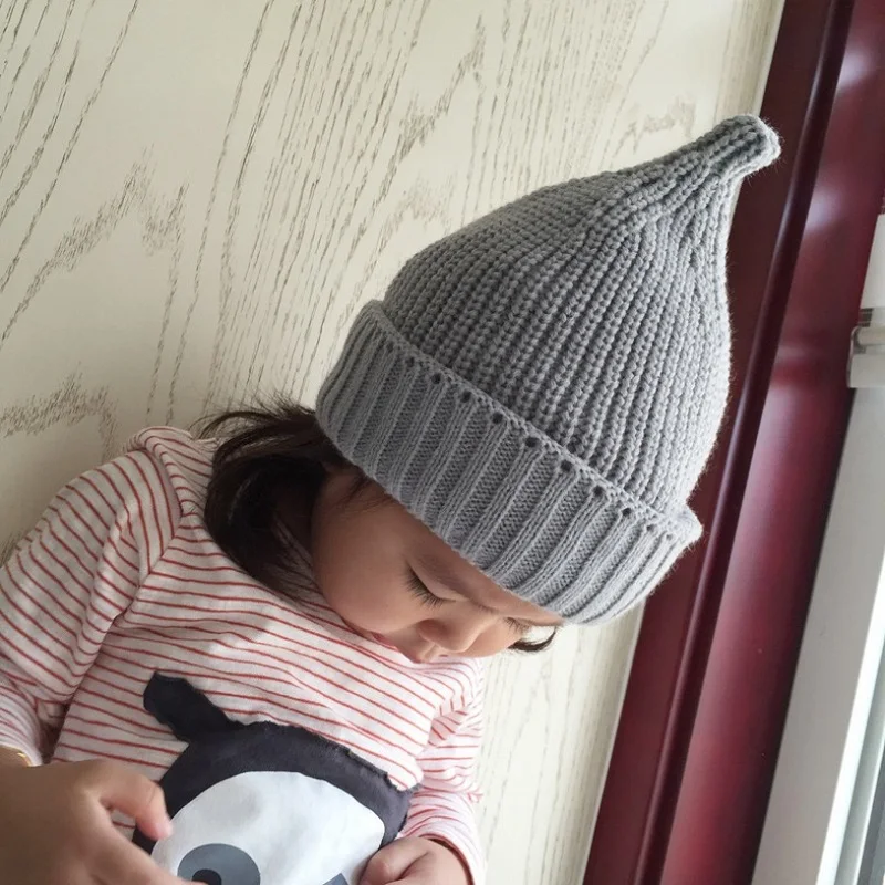 Girls Boys Hats Women Parent-Child Hat Kids Winter Caps Bonnet Enfant For Children Baby Muts KF080