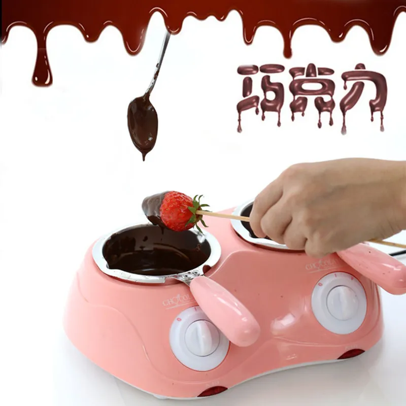 

220V Electric Chocolate Melting Machine Household Heating Melting Pot (Color Random Sent)