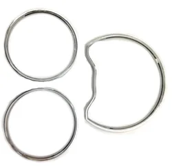 Chrome Styling Dashboard Gauge Ring Set for Mercedes Benz W210 95-99 / W202 95 - 99