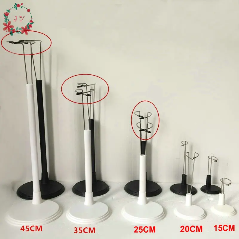 Set of 10pcs Brand New iron doll-stands for 15-45cm dolls Four Size for your choice  Display Holder For Monster  Doll