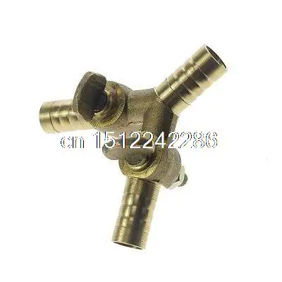 

Equal 10 mm Barb Barbed Brass 3 Ways Type Y Gas Fitting Connector Valve