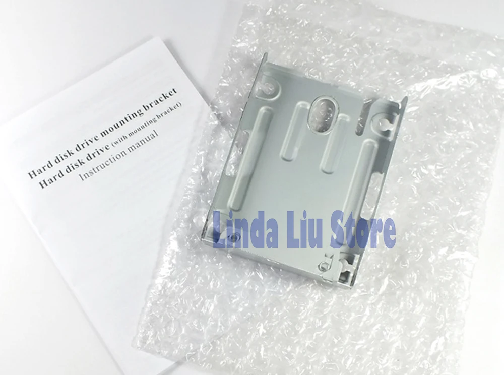 ChengChengDianWan 50sets/lot for PS3 Super Slim Hard Disk Drive HDD Mounting Bracket Caddy + Screws CECH-400x Series