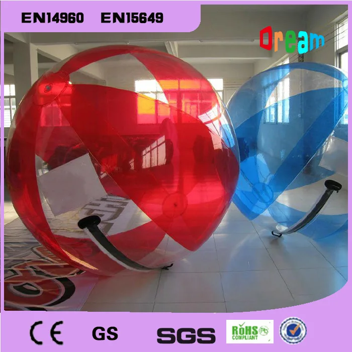 Pelota inflable para caminar en el agua, globos de agua de 2m, bolas Zorb, pelota de playa inflable gigante, bola de burbujas de agua