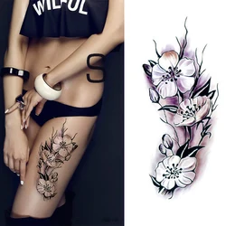Waterproof Temporary Tattoo Sticker Body Art Arm Fake Flash Tattoos For Women
