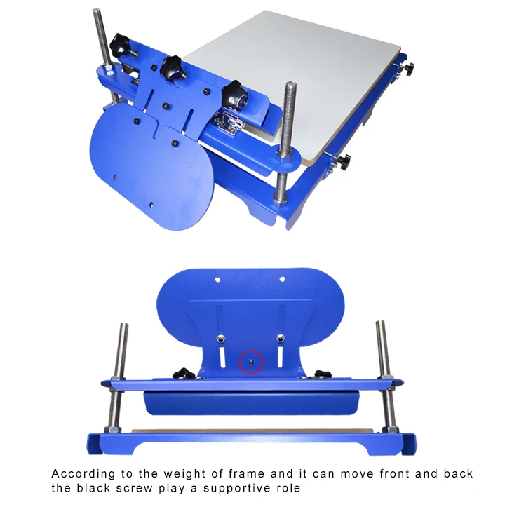 62X52CM Board Single Color Printing Equipment Silk Screening Press