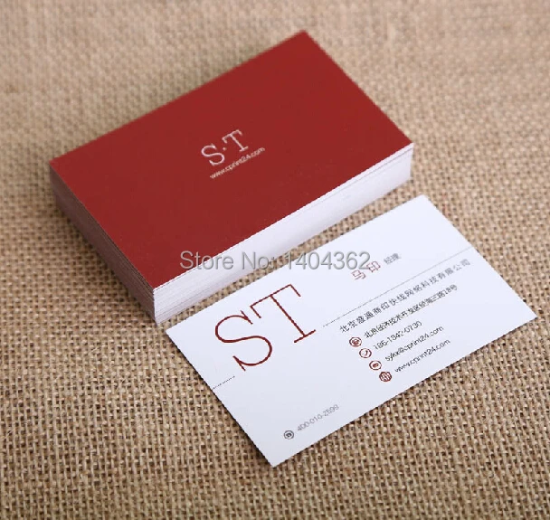 Custom Business Cards 300g Paper Double Sides Full Color Thank You Card for Wedding Party Invitations Postcards Gift Packaging