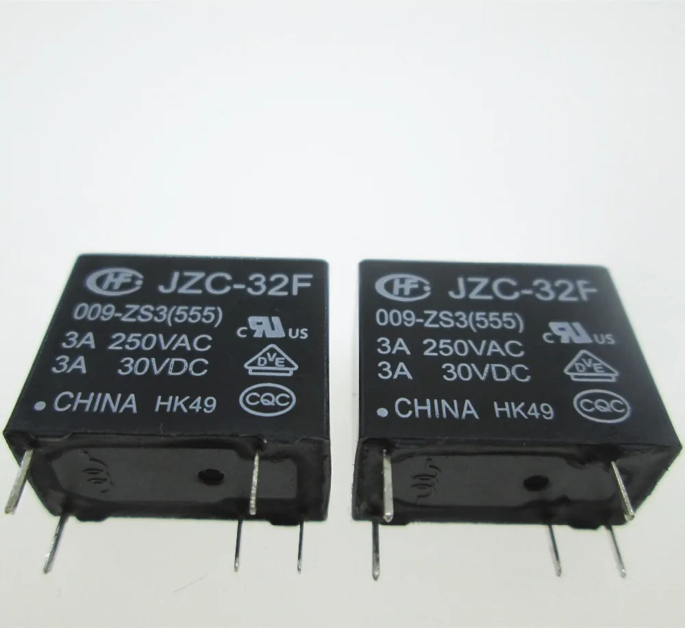 NEW 9V relay JZC-32F-009-ZS3 JZC-32F 009-ZS3 HF32F-009-ZS3 HF32F 009-ZS3 9V-ZS3 9VDC DC9V 9V 5PIN free shipping