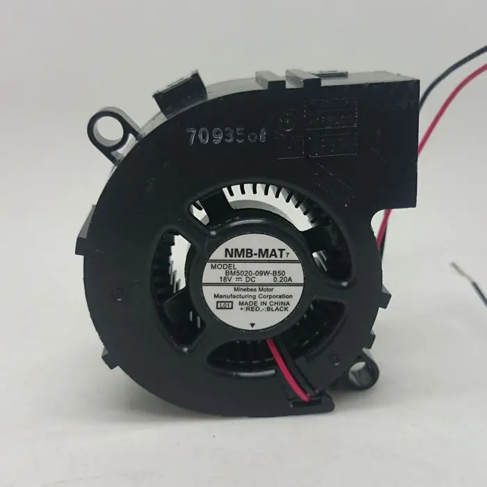 

NMB 5020 18V 0.20A BM5020-09W-B50 projector Blowers Blower cooling fan