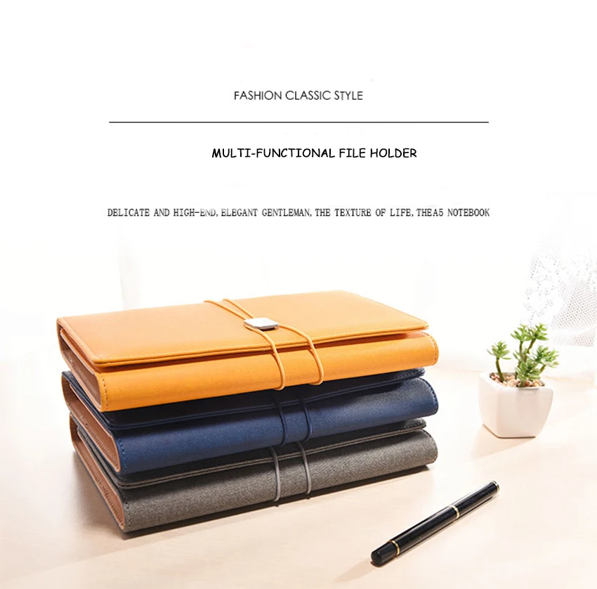 

A5 Multi-function Business Notebook Diary Journals Planner Memos Stationery Office Supplies Customize With Logo