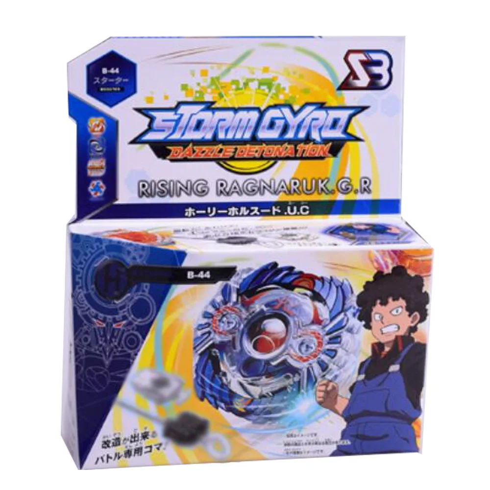 

B-X TOUPIE BURST BEYBLADE Spinning Top launcher Starter Xeno Excalibur.M.I Starter Zillion Zeus I.W B-48 B-66 Toys for sale