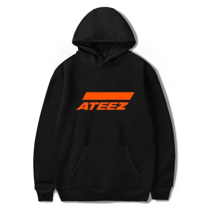 

KPOP ATEEZ Oversized Hoodies Women Men Harajuku Sweatshirt K-POP Hongjoong Seonghwa Wooyoung Long Sleeve Fleece Hooded Tracksuit