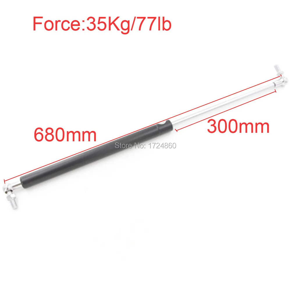 35KG/77lb Best Quality 300mm Stroke Auto Gas Spring 680mm 2pcs