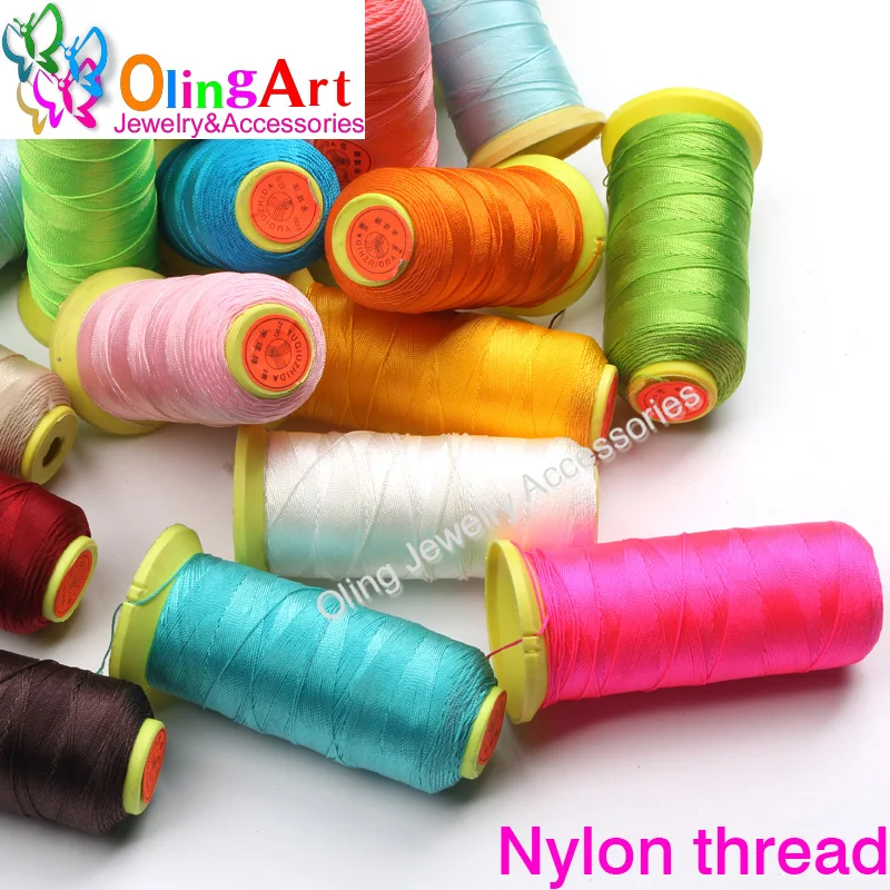 OlingArt 0.3MM 700m Mixed multicolor options Nylon Thread line/wire/rope women choker earrings Bracelet necklace jewelry making