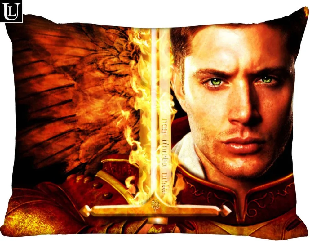 Custom supernatural Rectangle Pillow Cover Size 45x35cm (one side) Print Custom Zipper Polyester Cotton Pillowcase more size