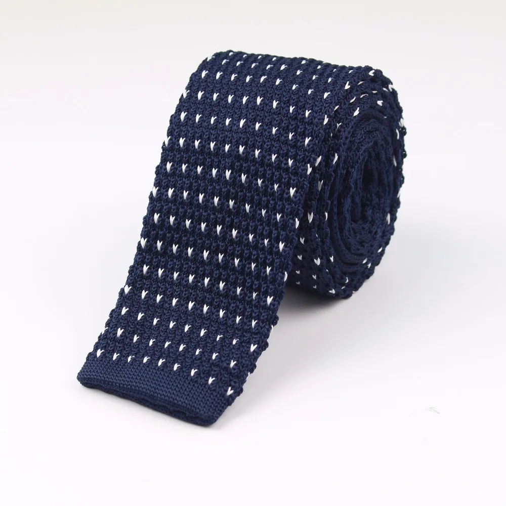 Men's Knitted Knit Leisure Striped Tie Fashion Skinny Narrow Slim Neck Ties For Men Skinny Woven Designer Cravat