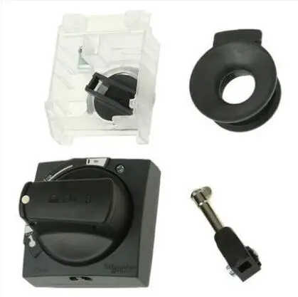 GV2APN01 Extended rotary handle kit, TeSys GV2, IP54, black handle, with trip indication, for GV2L-GV2P