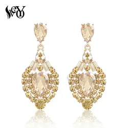 VEYO Fashion Luxury Drop Earrings Water Crystal Earring Rhinestone Alloy Top Quality