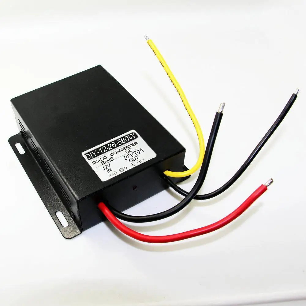 Passo até dc 28 v 20a 560 w Power Boost Converter Regulator Module Novo dc 12 v