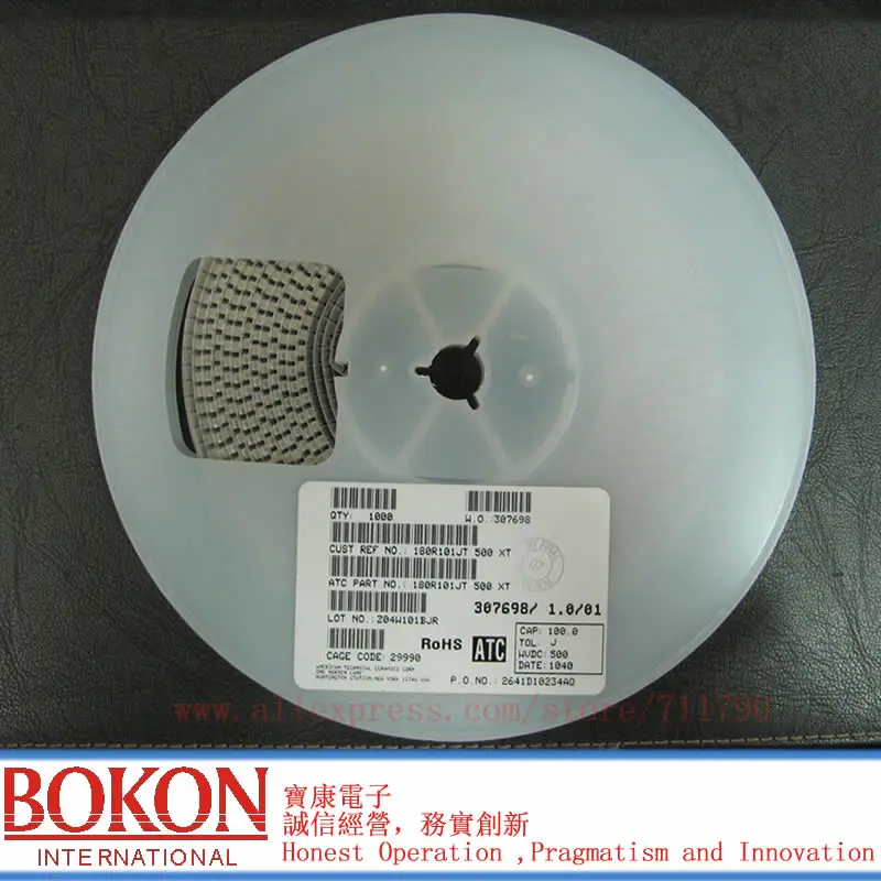 High Q Capacitors P90 ATC100B300JT500XT ATC100B300JW500XT ATC100B300JP500XT ATC100B300JT500XT  a300J a300J  30pF Chip Capacitor