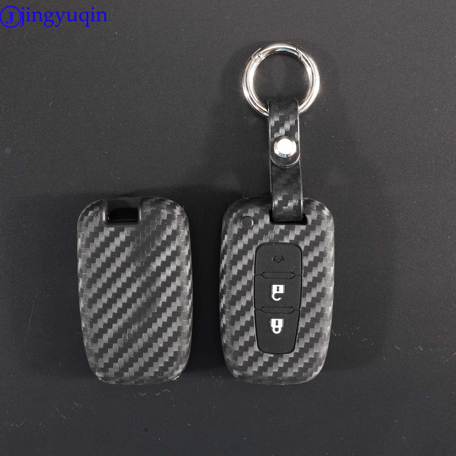 

Jingyuqin углеродное волокно силиконовый автомобиль для Hyundai Equus Genesis Veloster для KIA Sportage Forte Optima Soul Azera Sorento