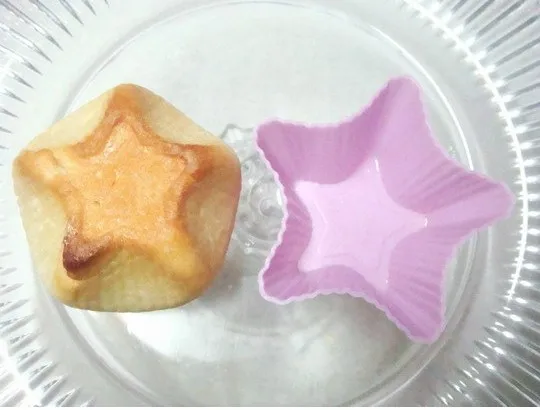 Star-shaped Silicone Muffin Cake Cupcake Cup Cake Mould Case Bakeware Maker Mold Tray Baking Jumbo jk23