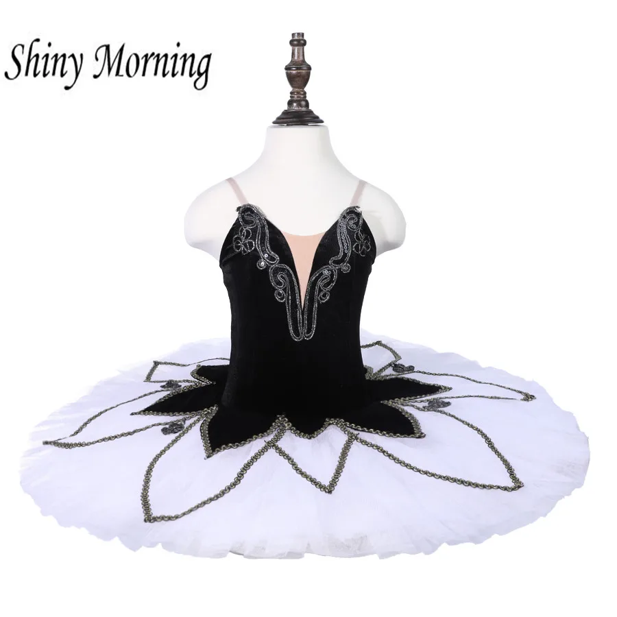 

Cheaper Price Tulle black white Classical Ballet Dance Costume Pancake Tutu Dress black white