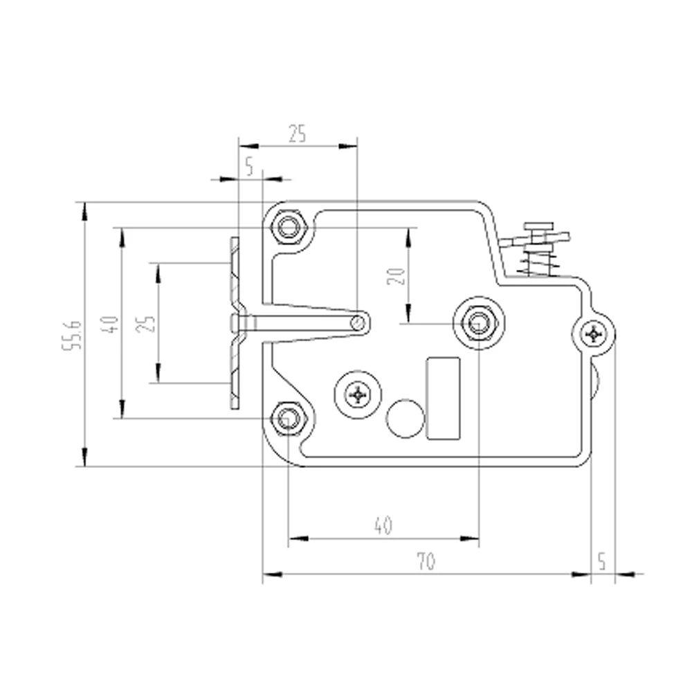 Cabinet Door Electric Lock Assembly Solenoid DC 12V 0.6A FOR Drawer/Sauna Lock