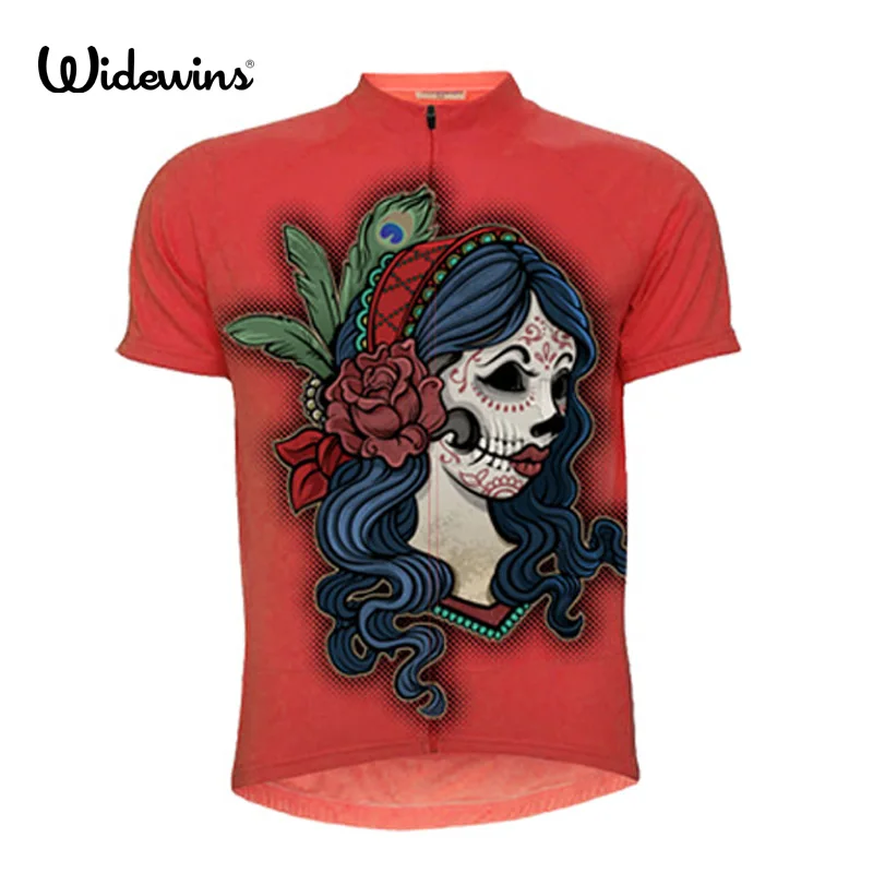 

new Printed Woman Cycling Jersey Newest Short Sleeve Jersey Summer jersey mujer Bicycle Clothing For Spring Autumn Tops Bike 518