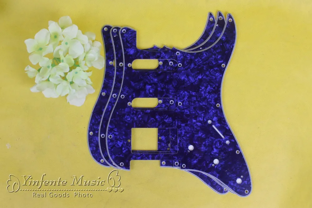 New 1pcs Electric Guitar pickguard Guitar pickguard Pearl Blue #48