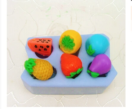 

handmade soap silica gel mould candle soap silicone mold DIY Fruit platter shaped fondant mold