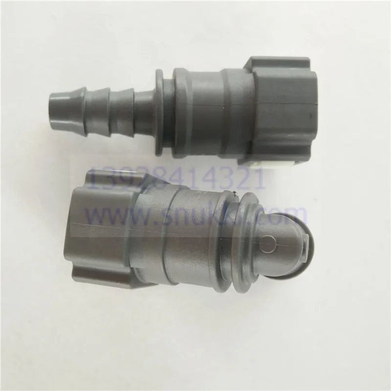 10mm-ID8 female plastic connector auto Fuel line quick connector gasoline filter connector with double lock 2pcs a lot