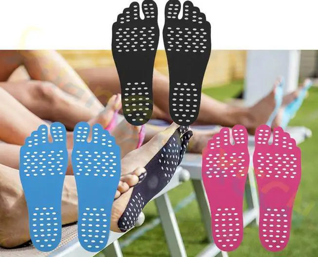 Silicone Unisex Beach Foot Patch Pads Insoles men Comfortable Waterproof Invisible Anti-skid Shoes Mats women Foot Pads Patch