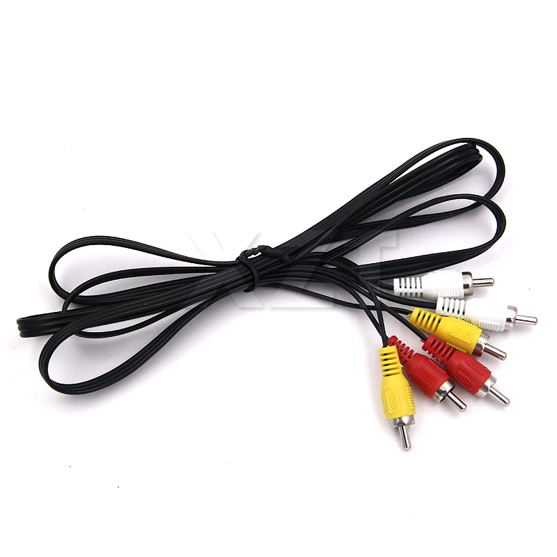 1.5M 3RCA Male to 3 RCA Male Composite Audio Video AV Cable Plug 3X RCA 1080P for Televisions Projectors Equipment