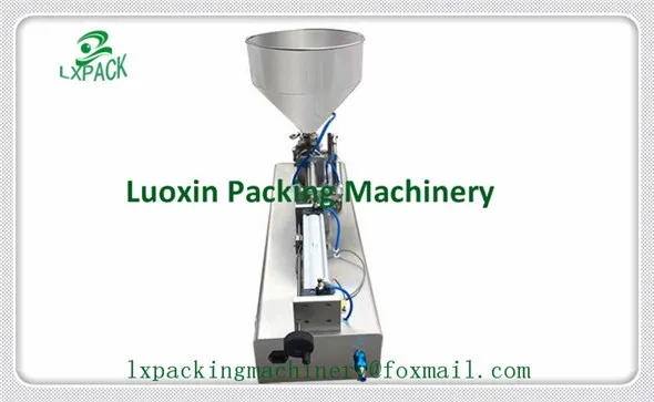 LX-PACK Brand Lowest Factory Price Manual Filling Machine for cream & shampoo & cosmetic filler, paste filler, sausage