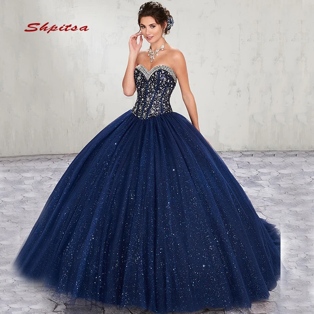 Vestidos fashion de debutantes azul claro