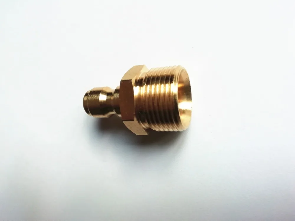 1/4  Or  3/8 quick release plug  for coupler 100% copper, Male thread M22*1.5, core dia.:14mm